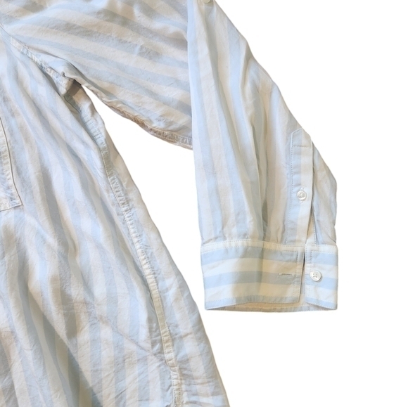 BABATON STRIPED BUTTON DOWN TOP 2XL - Picture 4 of 11